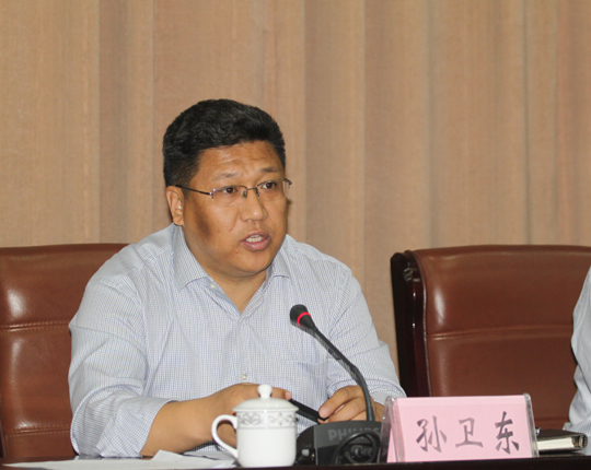 市住建委副主任孫衛(wèi)東發(fā)表講話