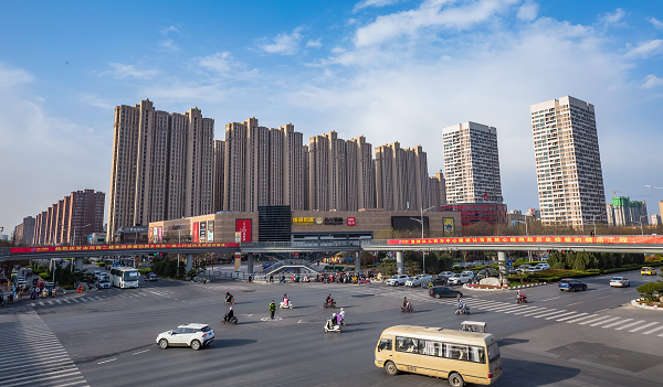 過街立體交通-新鄉(xiāng)市金穗大道與新二街交叉口人行天橋項(xiàng)目正式投用.png